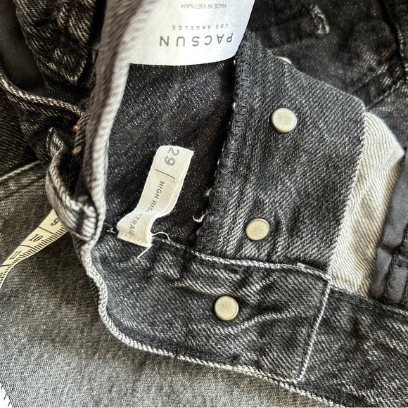 PacSun Two Panel High Waisted Straight Leg Jeans - Picture 7 of 9